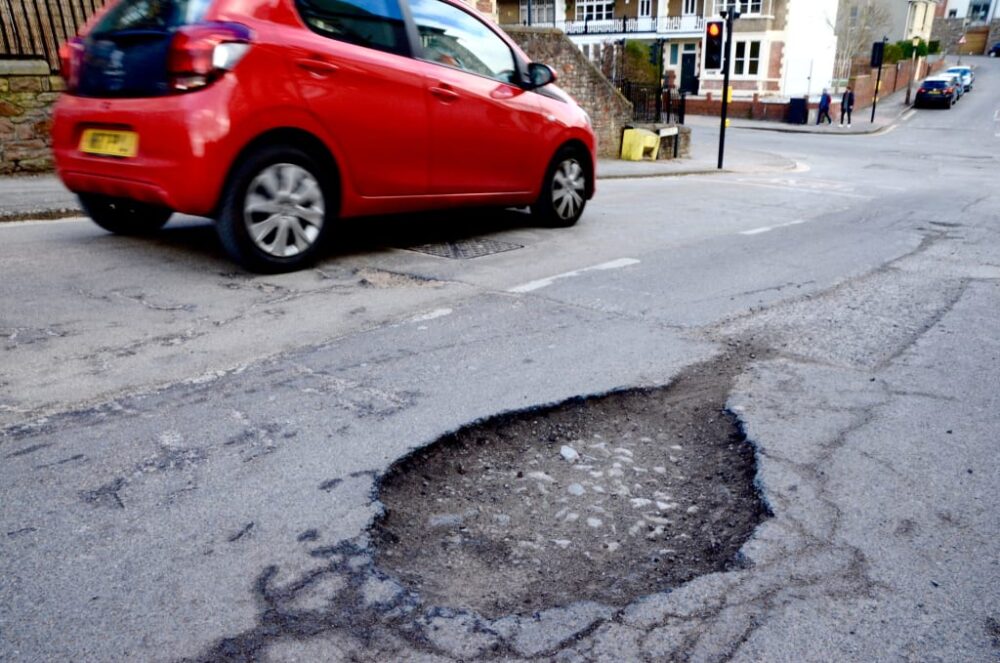 Pothole Breakdowns are on the Up