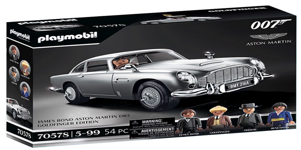 Aston Martin DB5 has been recreated by Playmobil