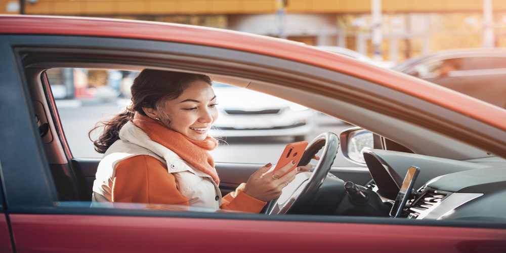 Young Drivers Using Phones